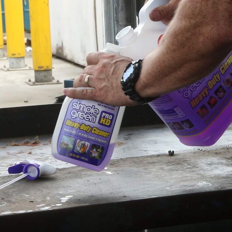 simple green Pro HD Purple Concentrated Cleaner & Degreaser - Heavy Duty, Professional, Automotive, Restaurant, Grills, Ovens (32 oz Spray @Heavy Strength and 1 Gal Concentrate Refill) - Image 3